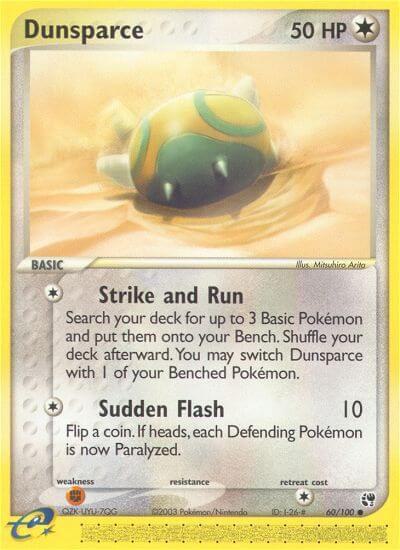Dunsparce 60/100 Reverse Holofoil Sandstorm