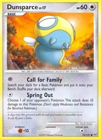 Dunsparce | 73/127 | Reverse Holofoil | Platinum