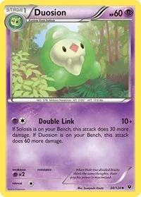 Duosion | 34/124 | Reverse Holofoil | XY - Fates Collide