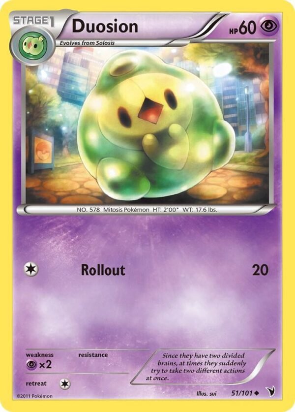 Duosion 51/101 Reverse Holofoil Noble Victories Duosion 51/101 Reverse Holofoil Noble Victories