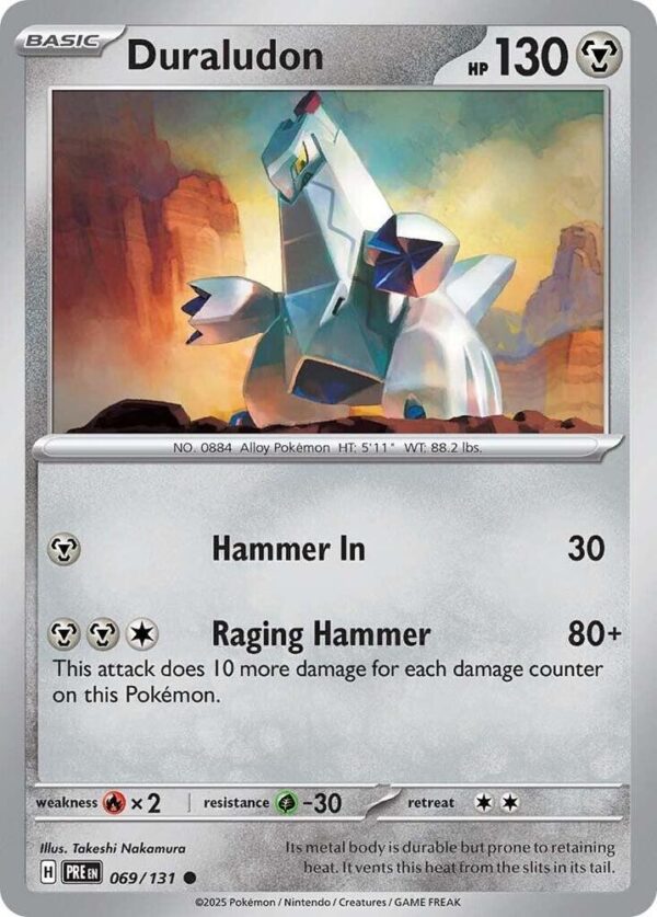 Duraludon 069/131 Normal SV: Prismatic Evolutions Duraludon 069/131 Normal SV: Prismatic Evolutions