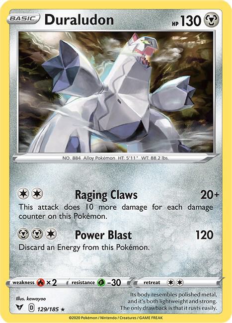 Duraludon 129/185 Reverse Holofoil SWSH04: Vivid Voltage