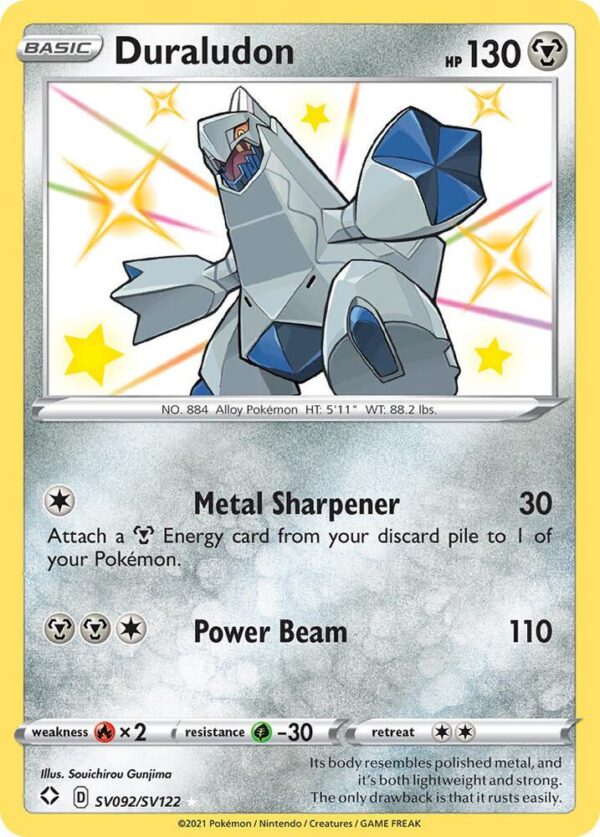 Duraludon SV092/SV122 Holofoil Shining Fates: Shiny Vault