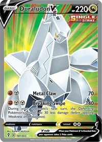 Duraludon V (Full Art) | 197/203 | Holofoil | SWSH07: Evolving Skies