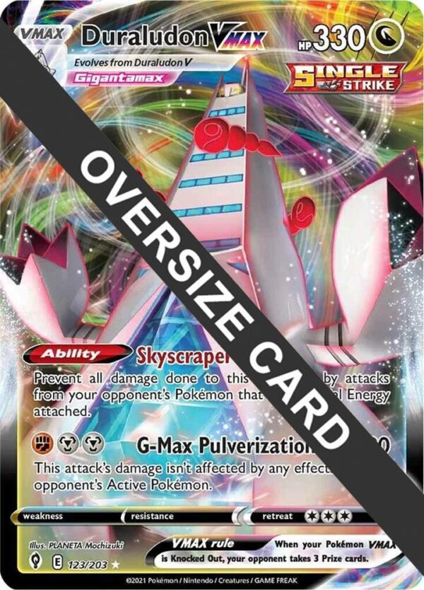 Duraludon VMAX 123/203 Holofoil Jumbo Cards