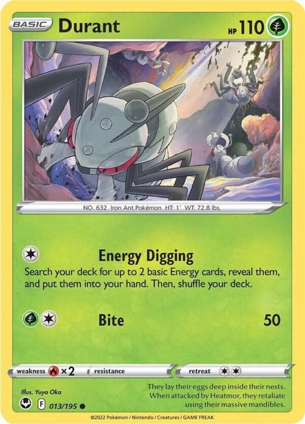 Durant 013/195 Reverse Holofoil SWSH12: Silver Tempest