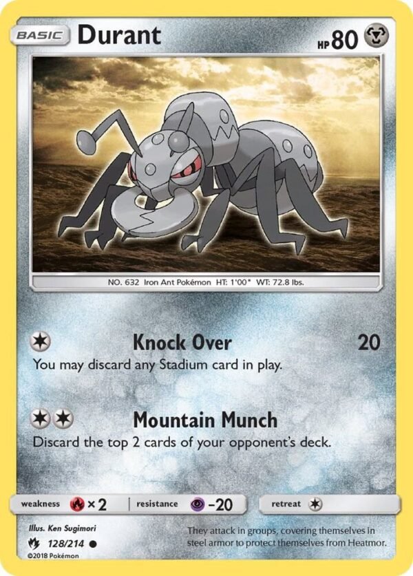 Durant 128/214 Normal SM – Lost Thunder