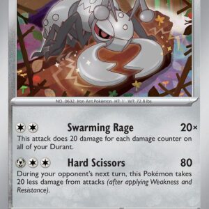 Durant 129/182 Reverse Holofoil SV04: Paradox Rift