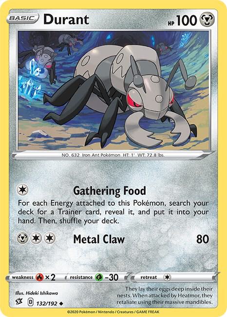 Durant 132/192 Normal SWSH02: Rebel Clash