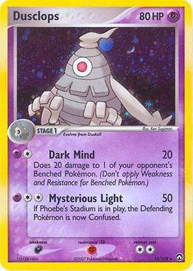 Dusclops 14/108 (EX Power Keepers) 014/108 Holofoil Deck Exclusives Dusclops 14/108 (EX Power Keepers) 014/108 Holofoil Deck Exclusives