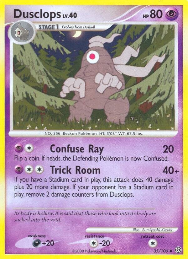 Dusclops (35) 35/100 Reverse Holofoil Stormfront