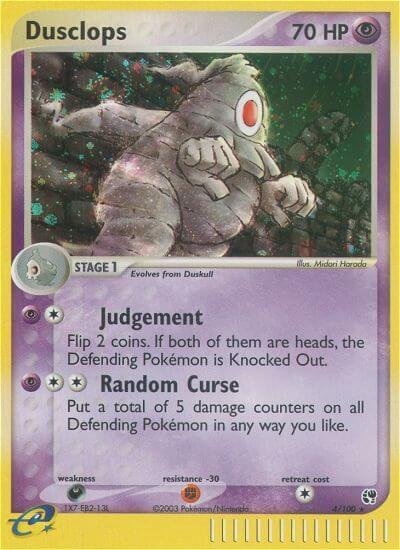 Dusclops 4/100 Holofoil Sandstorm