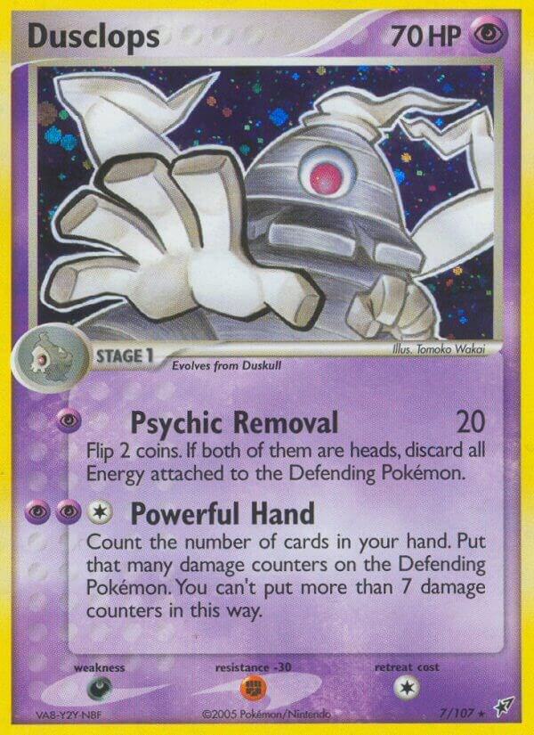 Dusclops 7/107 Reverse Holofoil Deoxys