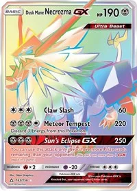 Dusk Mane Necrozma GX (Secret Rare) | 163/156 | Holofoil | SM - Ultra Prism Dusk Mane Necrozma GX (Secret Rare) | 163/156 | Holofoil | SM - Ultra Prism