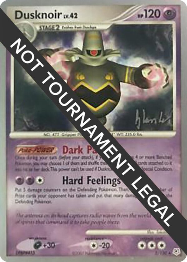 Dusknoir 2008 (Dylan Lefavour) 2/130 Normal World Championship Decks Dusknoir 2008 (Dylan Lefavour) 2/130 Normal World Championship Decks