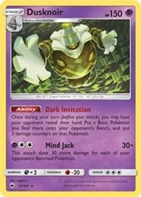 Dusknoir | 53/147 (SM Burning Shadows) | 053/147 | Normal | Deck Exclusives Dusknoir | 53/147 (SM Burning Shadows) | 053/147 | Normal | Deck Exclusives
