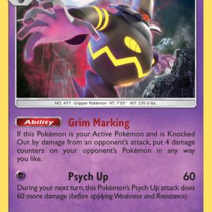 Dusknoir 85/236 Reverse Holofoil SM – Cosmic Eclipse Dusknoir 85/236 Reverse Holofoil SM – Cosmic Eclipse