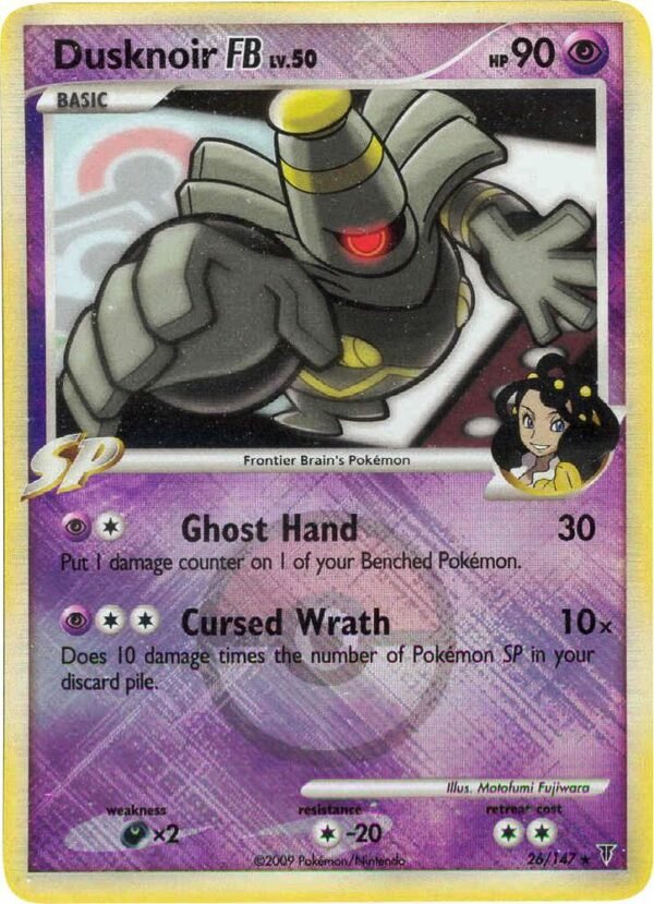 Dusknoir FB 26/147 (League Promo) 026/147 Reverse Holofoil League & Championship Cards