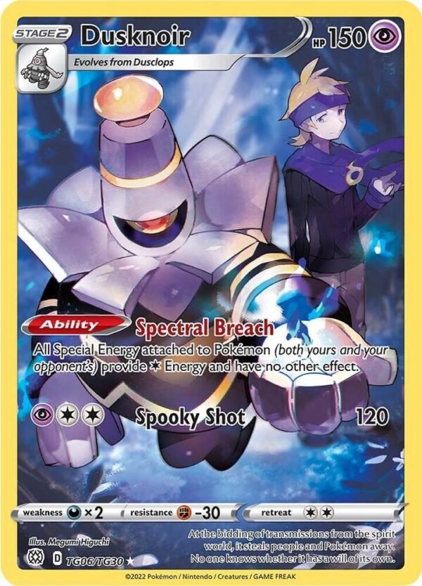 Dusknoir TG06/TG30 Holofoil SWSH09: Brilliant Stars Trainer Gallery