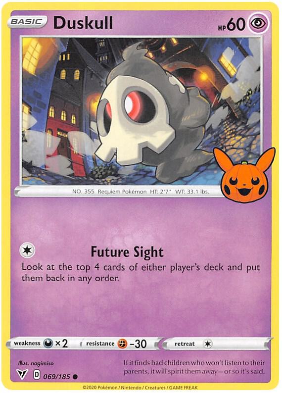 Duskull 069/185 Normal Trick or Trade BOOster Bundle 2023