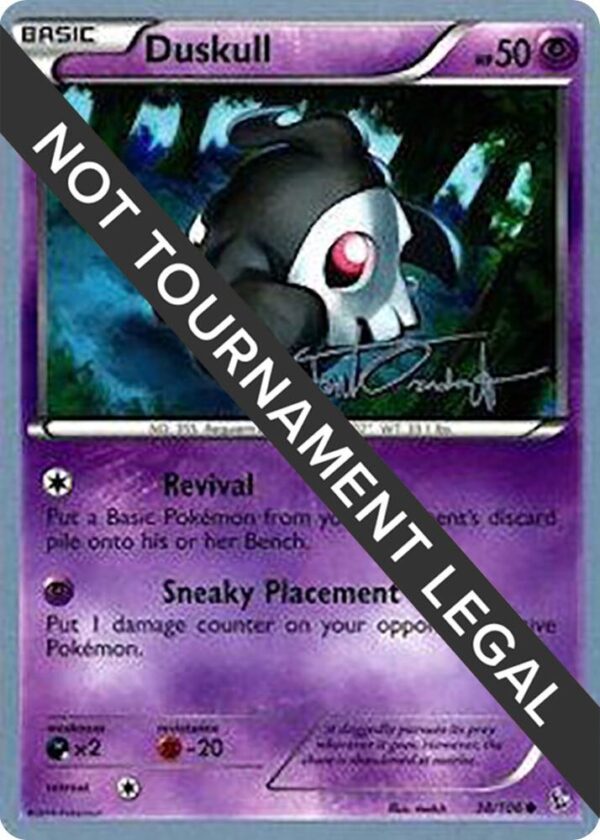 Duskull 2014 (Trent Orndorff) 38/106 Normal World Championship Decks