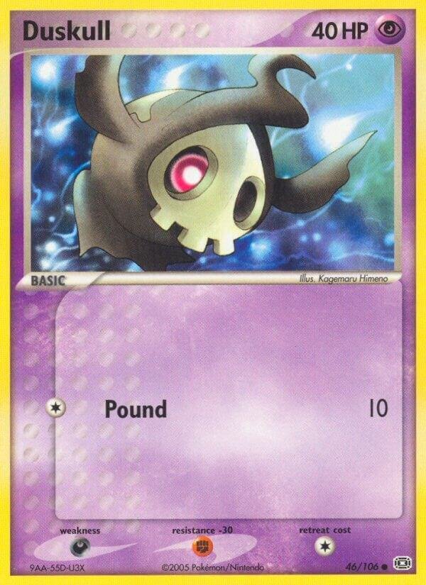 Duskull 46/106 Reverse Holofoil Emerald Duskull 46/106 Reverse Holofoil Emerald