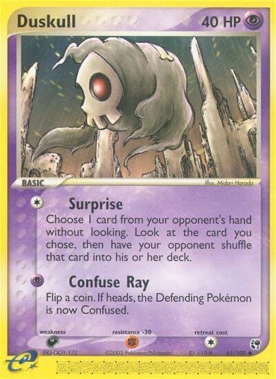 Duskull 61/100 Normal Sandstorm Duskull 61/100 Normal Sandstorm