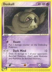 Duskull | 62/100 | Normal | Sandstorm