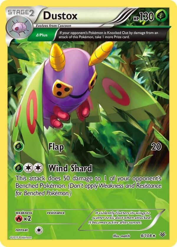 Dustox (8 Delta) 8/108 Normal XY – Roaring Skies