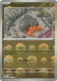 Dwebble (Poke Ball Pattern) | 051/086 | Holofoil | SV: Black Bolt
