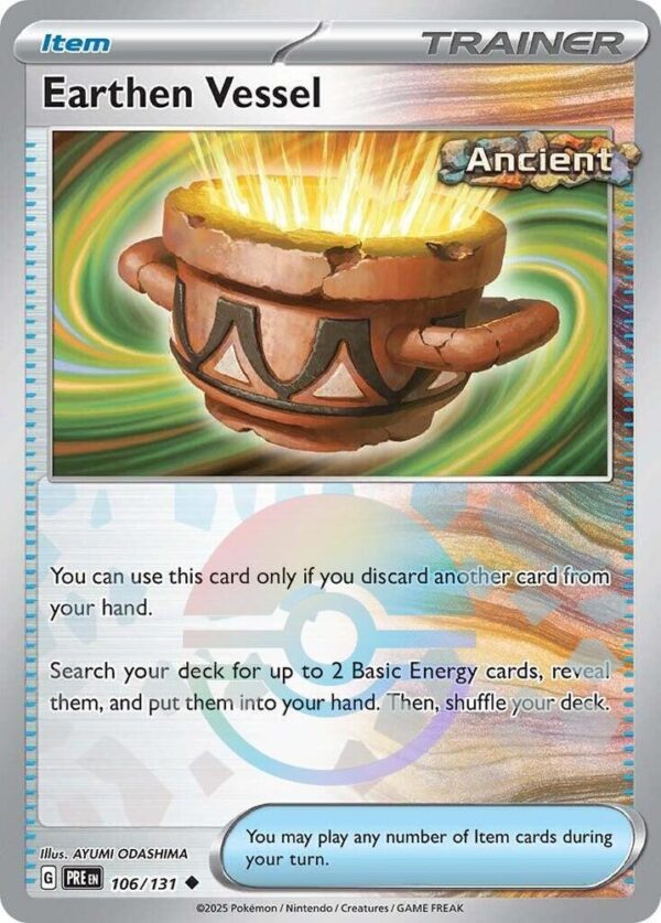 Earthen Vessel (Poke Ball Pattern) 106/131 Holofoil SV: Prismatic Evolutions