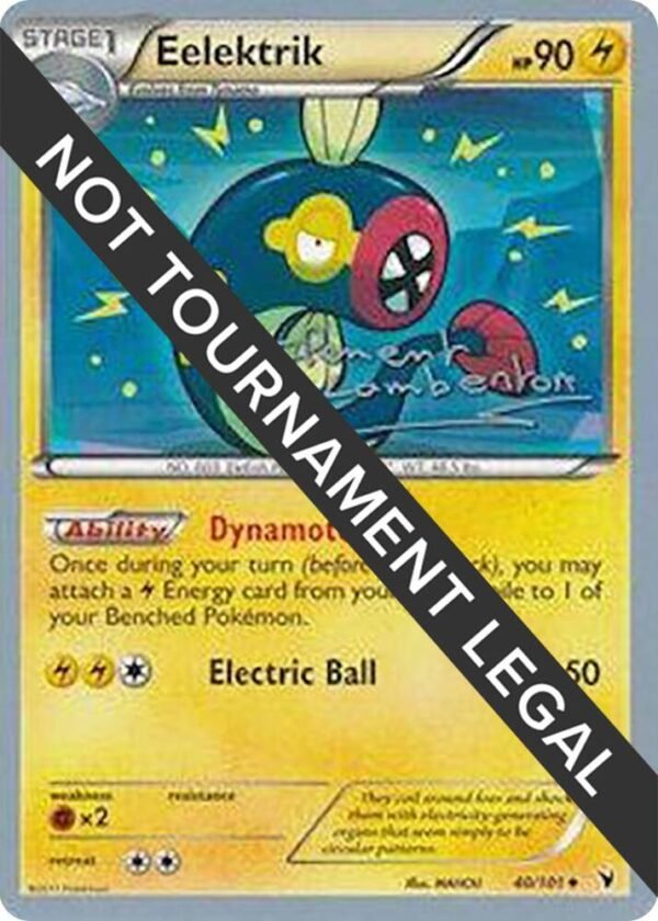 Eelektrik 2013 (Clement Lamberton) 40/101 Normal World Championship Decks