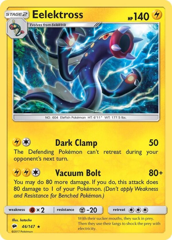 Eelektross 46/147 Normal SM – Burning Shadows Eelektross 46/147 Normal SM – Burning Shadows