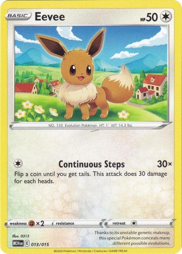 Eevee 013/015 Normal McDonald’s Promos 2024