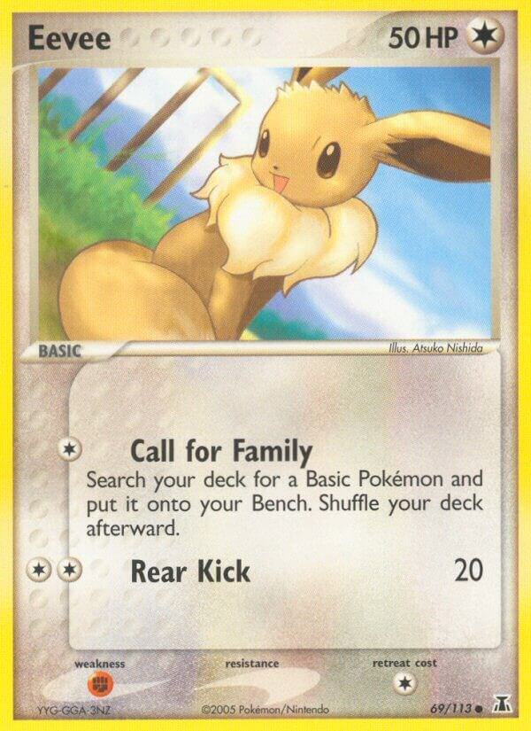 Eevee 069/113 Reverse Holofoil Delta Species