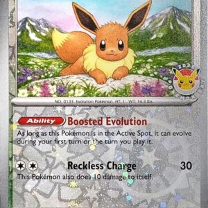 Eevee 074/131 (Pokemon Day 2025) (Reverse Cosmos Holo) Reverse Holofoil Miscellaneous Cards & Products Eevee 074/131 (Pokemon Day 2025) (Reverse Cosmos Holo) Reverse Holofoil Miscellaneous Cards & Products