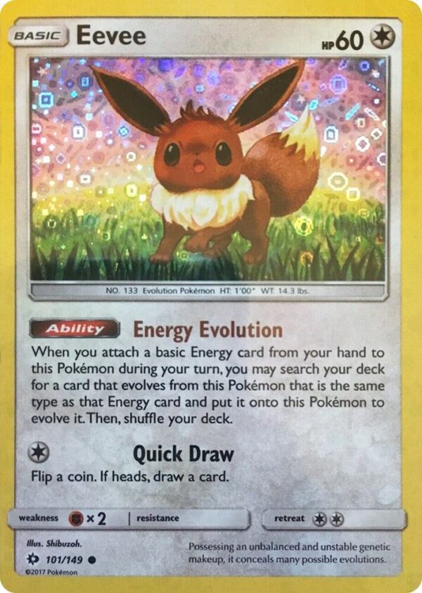 Eevee 101/149 (General Mills Promo) Holofoil Miscellaneous Cards & Products