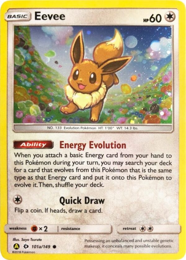 Eevee 101a/149 Holofoil Alternate Art Promos