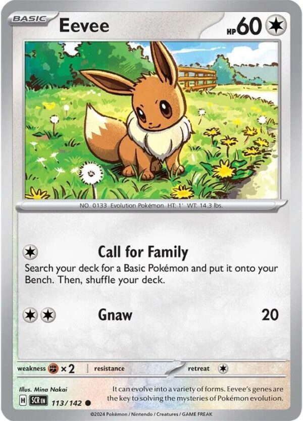 Eevee 113/142 Normal SV07: Stellar Crown Eevee 113/142 Normal SV07: Stellar Crown