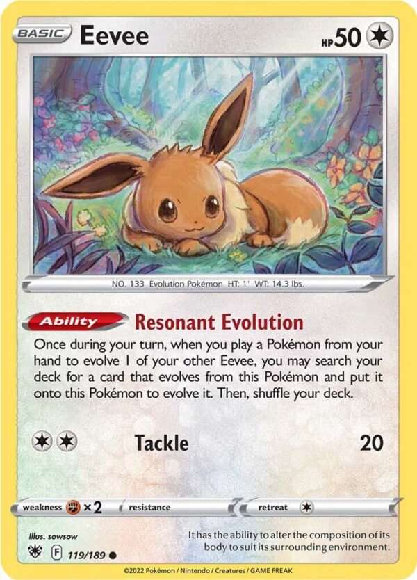 Eevee 119/189 Normal SWSH10: Astral Radiance