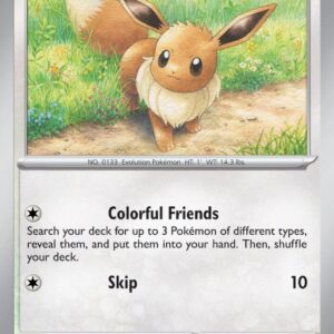 Eevee 133/165 Normal SV: Scarlet & Violet 151 Eevee 133/165 Normal SV: Scarlet & Violet 151