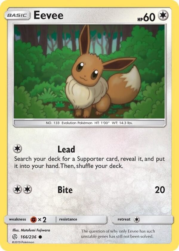 Eevee 166/236 Reverse Holofoil SM – Cosmic Eclipse