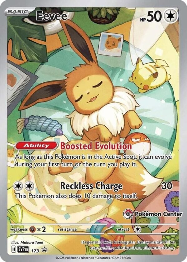 Eevee 173 (Pokemon Center Exclusive) Holofoil SV: Scarlet & Violet Promo Cards Eevee 173 (Pokemon Center Exclusive) Holofoil SV: Scarlet & Violet Promo Cards