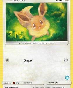 Eevee (26) 104/156 Normal SM Trainer Kit: Alolan Sandslash & Alolan Ninetales