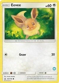 Eevee (26) | 104/156 | Normal | SM Trainer Kit: Alolan Sandslash & Alolan Ninetales