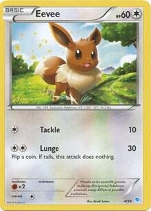 Eevee 4/30 Normal XY Trainer Kit: Pikachu Libre & Suicune