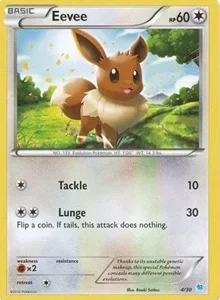 Eevee | 4/30 | Normal | XY Trainer Kit: Pikachu Libre & Suicune