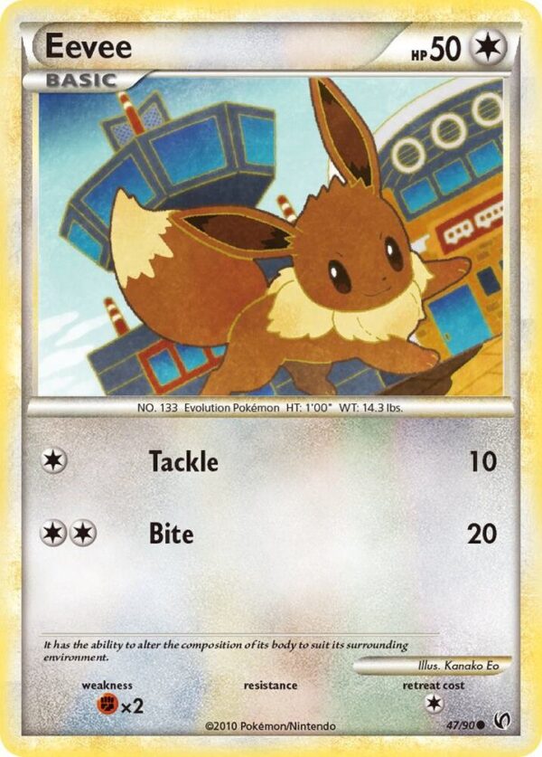 Eevee (47) 47/90 Reverse Holofoil Undaunted