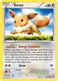 Eevee | 80/111 | Reverse Holofoil | XY - Furious Fists