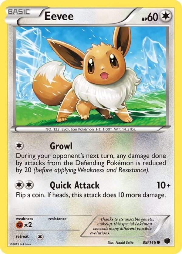 Eevee (89) 89/116 Normal Plasma Freeze Eevee (89) 89/116 Normal Plasma Freeze